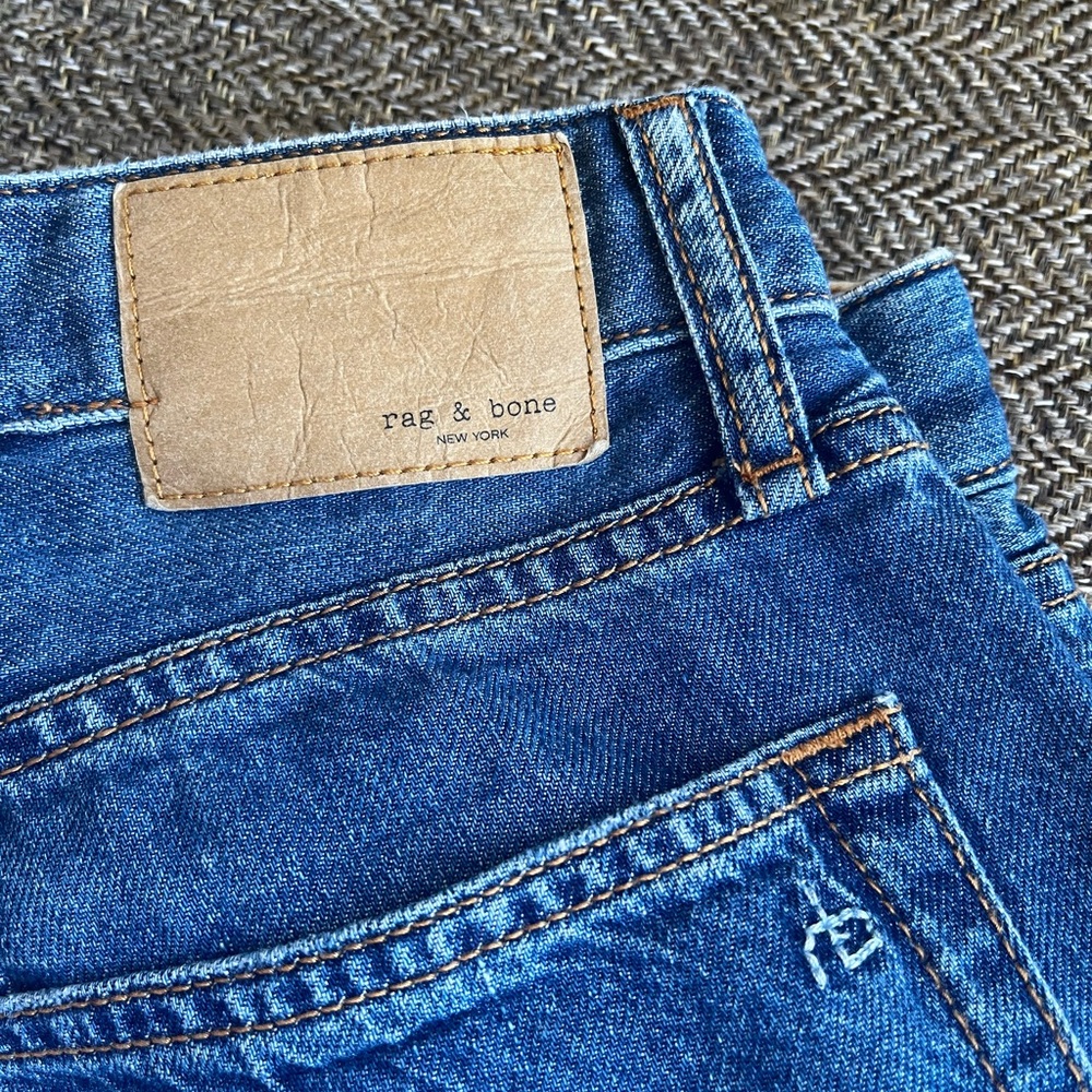 Rag & Bone Logan Mid-Rise Wide Leg Jeans